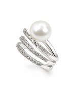 Ring Idee Preziose dal 1987 Woman in White Gold Perla IP.AK18B/99D